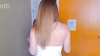 Redhead hotwife fucks bbc at hotel