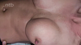 Sexy cuckold brunette was having both bbc and bbc in her shaved pussy