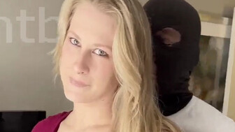 Gorgeous blond wife gets messy BBC creampie