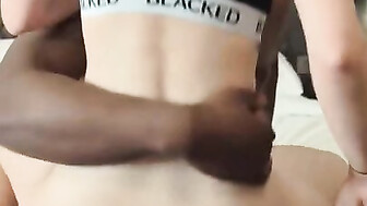 hubby and QoS hotwife suck bull's bbc together