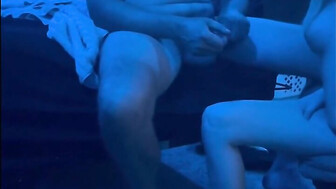 Wife shared with friend who has a huge cock