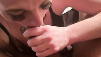 White girl loves to suck BBC