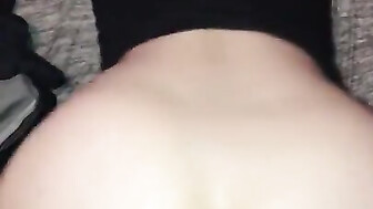 Black cock doggystyle in her creamy wet pussy