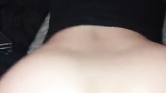 Black cock doggystyle in her creamy wet pussy