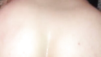 Black cock doggystyle in her creamy wet pussy