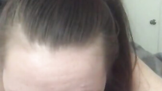 White girl gives good blowjob