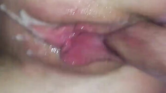 Closeup Bull creampies wife