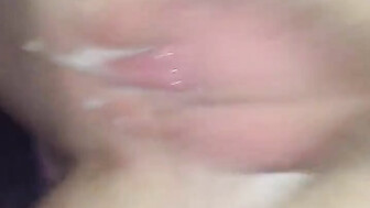Closeup Bull creampies wife
