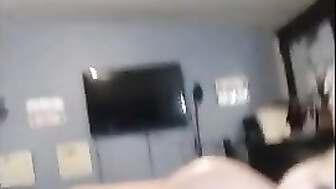 Blonde Milf  Sucks My Black Tubesteak with A Nice Facial Finish!