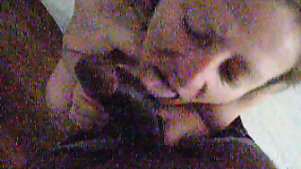 Sucking a nutfull of  BBC