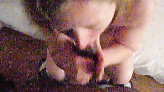 Sucking a nutfull of  BBC