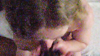 Sucking a nutfull of  BBC