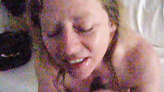 Sucking a nutfull of  BBC