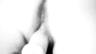 Mature BBW Hairy wife enjoys dildo