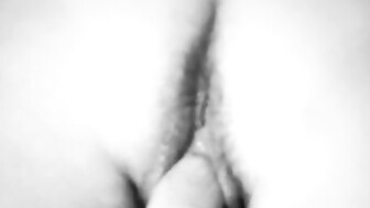 Mature BBW Hairy wife enjoys dildo