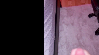 the hubby made a mess all over the floor lol