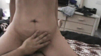 Riding cock fingering pussy and cummng hard