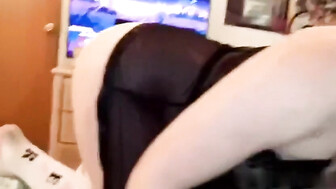 Sucking black cock in front of cuckold bfriend