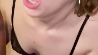 Cumming all over her pretty face