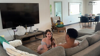 White beauty got two big cocks