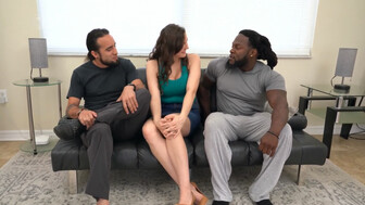 Hubby invited a black bull for his beautiful wife