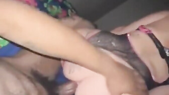 Sexy blonde tight and wet