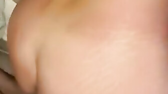 Hotwife sucking her husband off while getting Big black cock