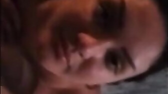 Applying Semen Makeup Foundation to a Kneeling Mom