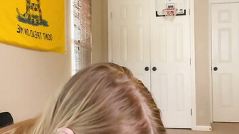 Big titty blonde says i want this BBC