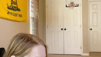 Big titty blonde says i want this BBC