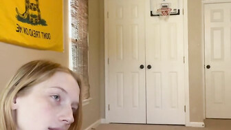 Big titty blonde says i want this BBC