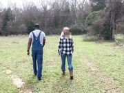 Cuckold white milf takes that bbc bareback on sandy creek's shore