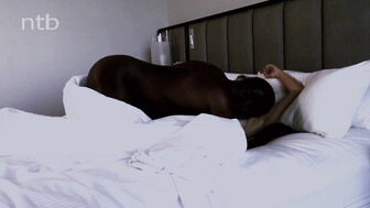 Very hot cuckold white blonde wife with big tits loves it big