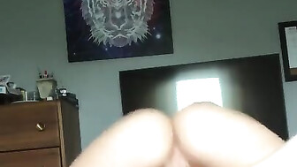 Very hot blonde rides big dick