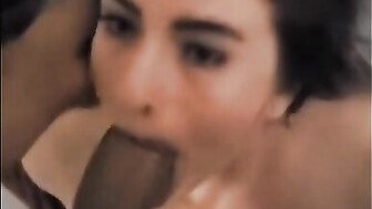 BBC bull and slutty white wife with glasses