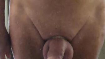 Ric flashing stiff cock and pumped balls 2