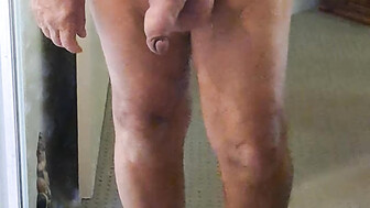 Ric flashing stiff cock and pumped balls 2