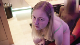 Cuckold blonde hotwife gets hard BBC fucking