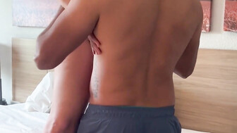 Blond cuckold white milf fucks bbc in front of husband