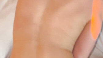 Skinny cuckold white wife takes massive facial from her bbc lover