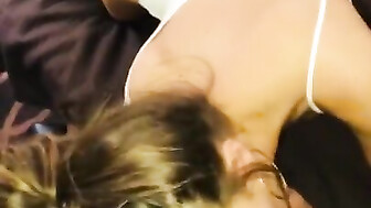 Pretty white gf deepthroats BBC