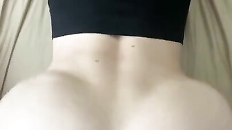 PAWG hottie came three times on black cock
