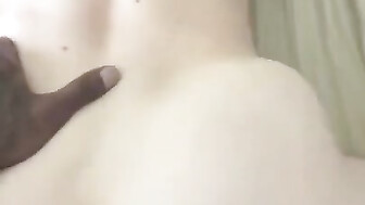 PAWG hottie came three times on black cock