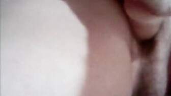 Mature BBW Lanelle hairy ass and pussy fucks dildo.