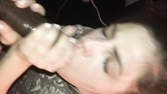 Amazing blowjob Big black dick