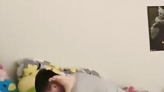 Vietnamese sexy wife had lound moaning, cumshot with BBC dildo