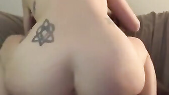 Phat ass girl bounces on big black dick