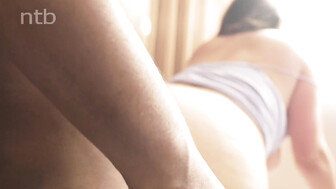 Horny PAWG with glasses having fun with big black cock