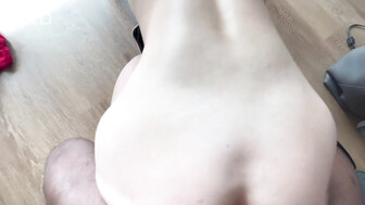 Hot blonde honey works on huge black dick