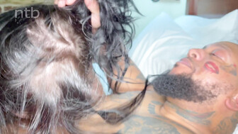 Hot white brunette wife loves in hard with black lover